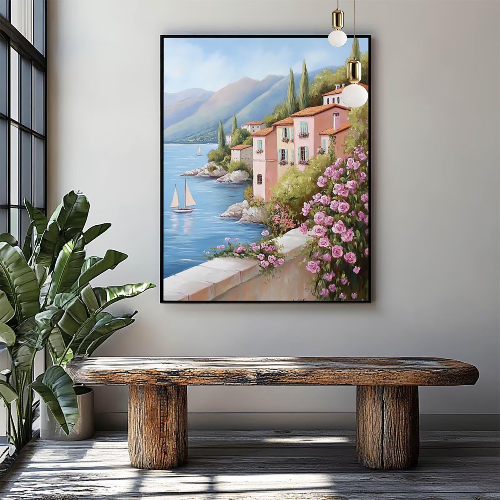 Amazon.co.jp: ダイヤモンドアート シービュー 30 x 40cmダイヤモンド